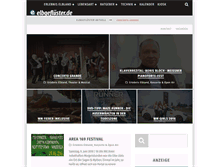 Tablet Screenshot of elbgefluester.de